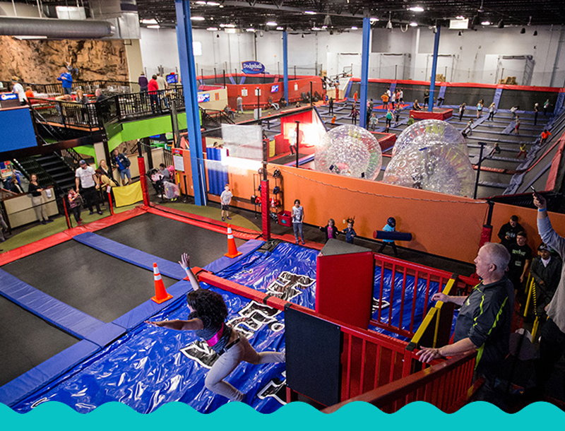 toddler shopping mall trampoline park