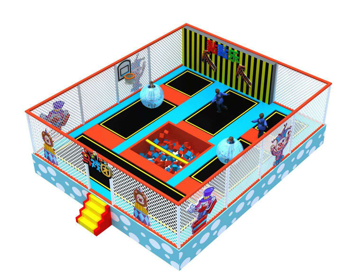 Children's trampoline park equipment