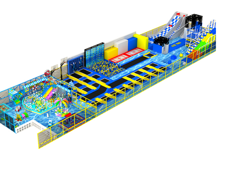 Children's trampoline park equipment
