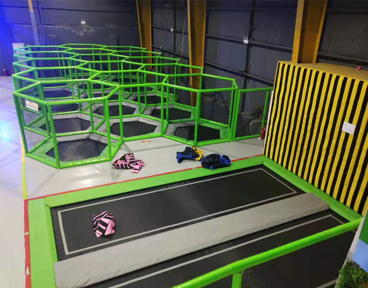 Children's trampoline park equipment