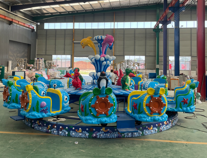 the Ocean Carousel Park Amusement Ride