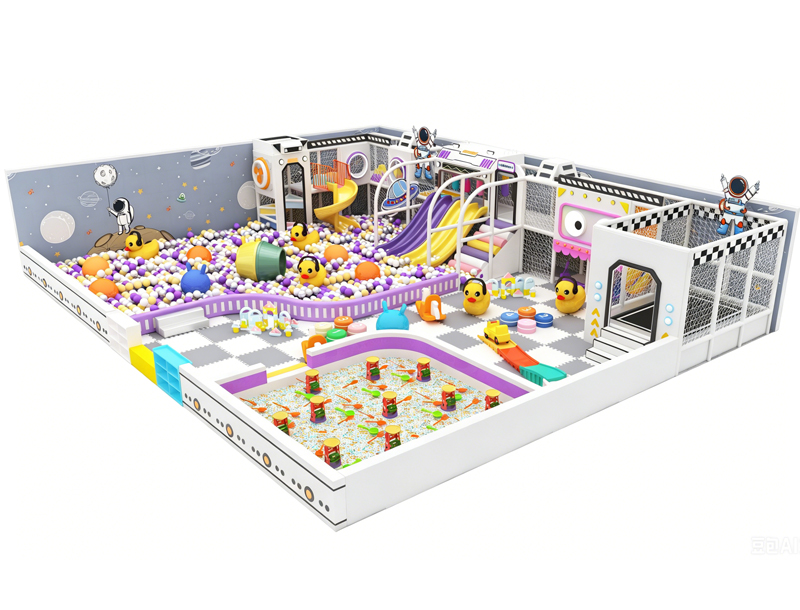 210㎡ soft playground equipment