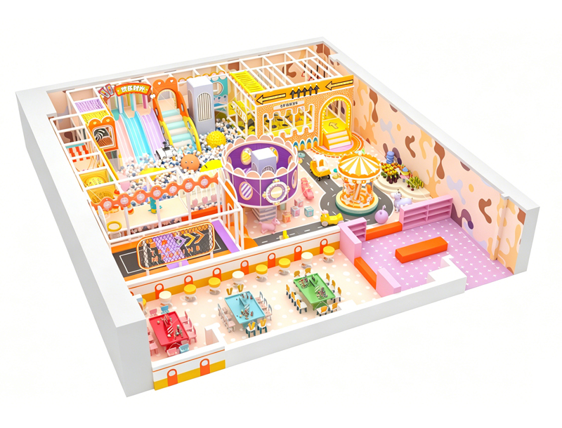 285㎡ soft playground equipment