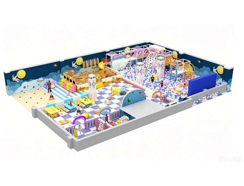 300㎡ indoor playground equipment