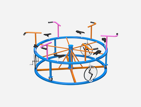 6-person rotating bicycle