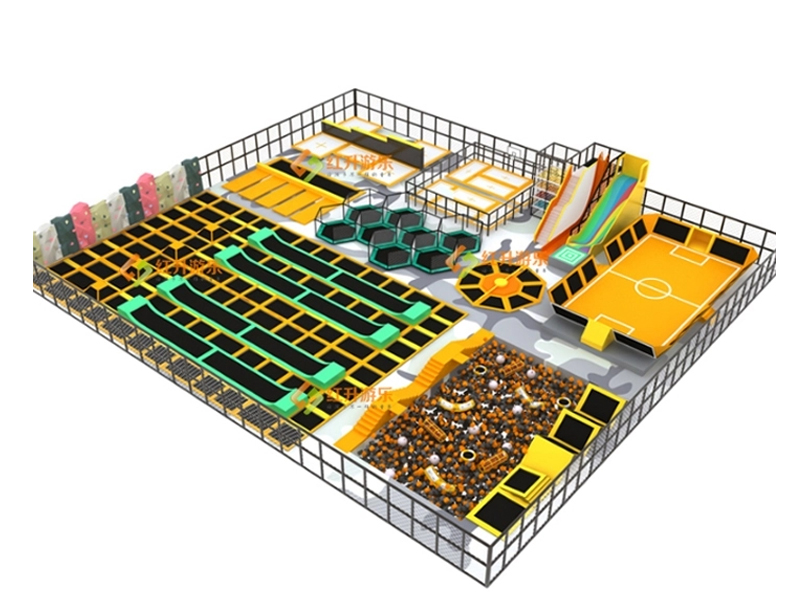 Children's trampoline park equipment