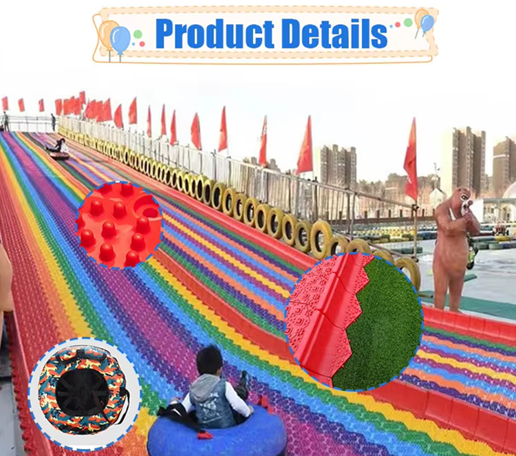 Rainbow Slide outdoor non-powered playgrounds