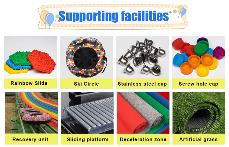 Rainbow Slide outdoor non-powered playgrounds