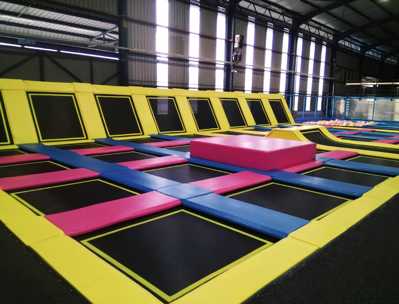 Children's trampoline park equipment