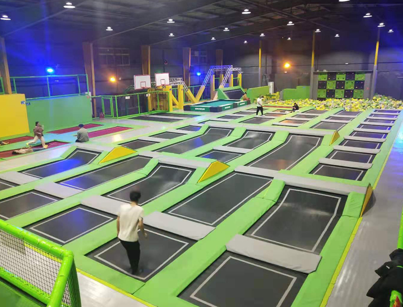 Children's trampoline park equipment