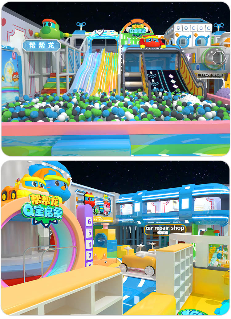 Indoor Playground Equipment For Shopping Mall