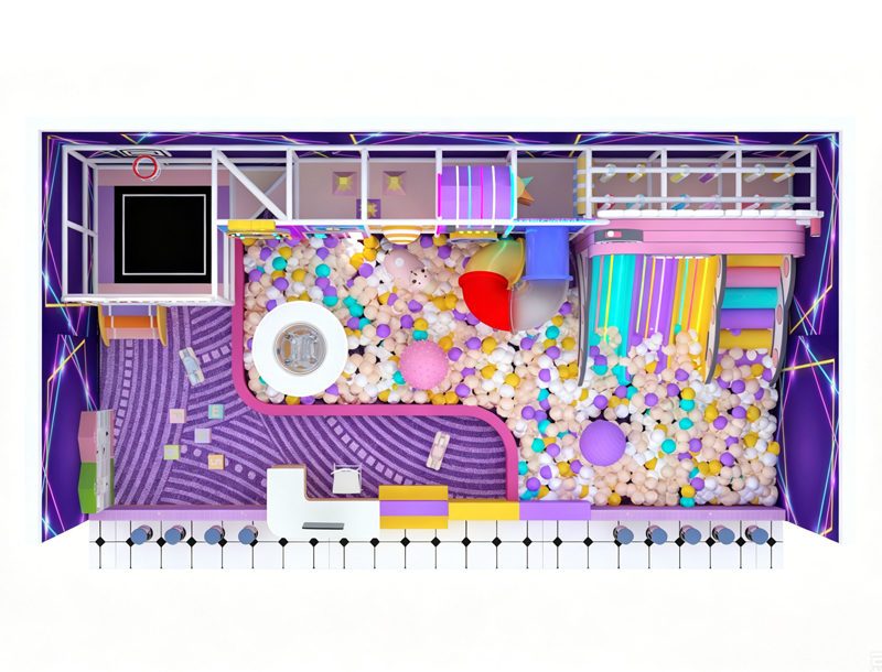 81㎡ kids indoor soft playground
