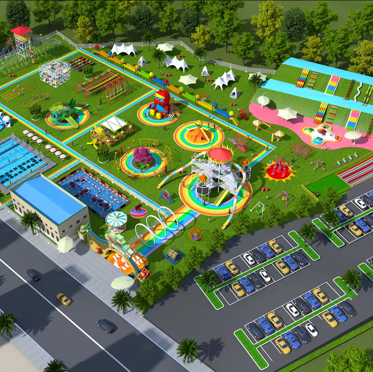 outdoor Non-powered amusement park planning