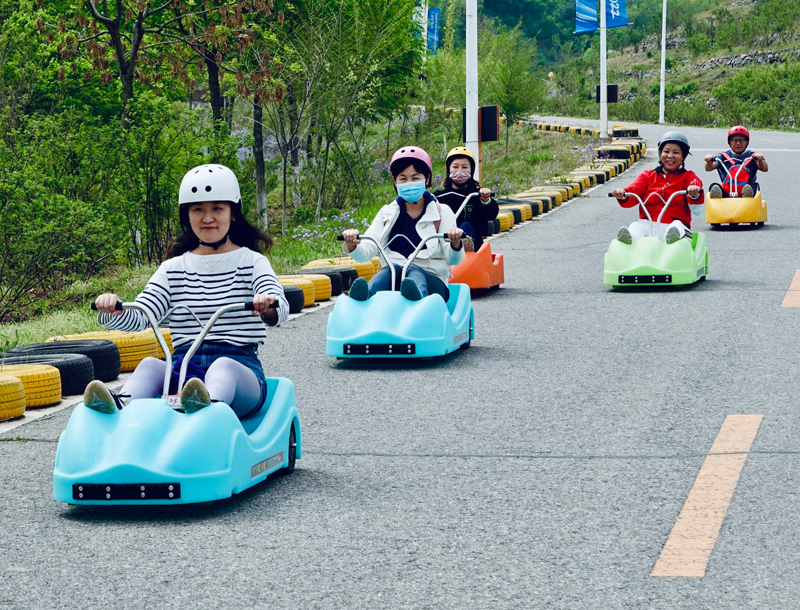 Mountain luge cart outdoor amusement equipment