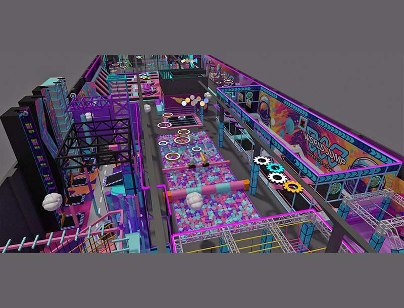 Large trampoline park equipment for sale