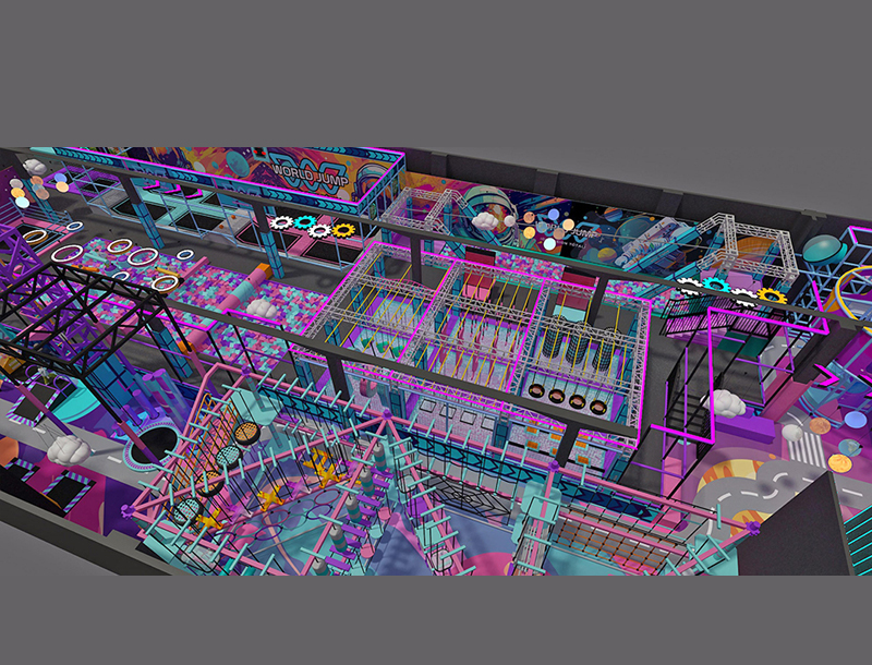 Large trampoline park equipment for sale