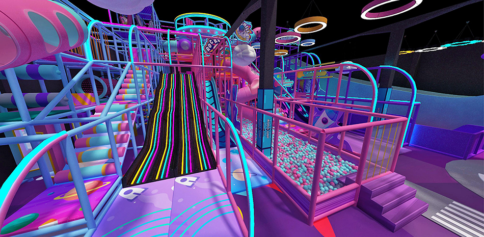 Large trampoline park equipment for sale 