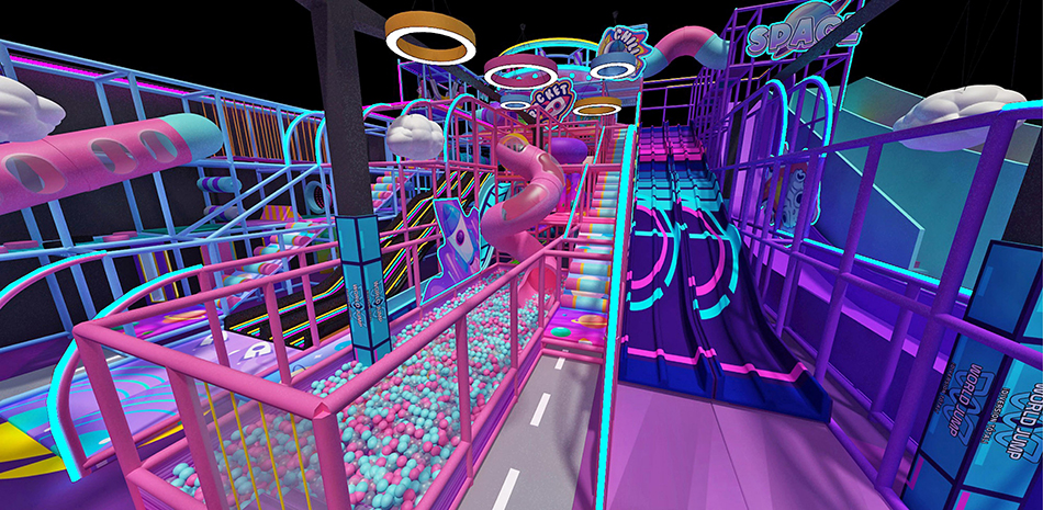 Large trampoline park equipment for sale 