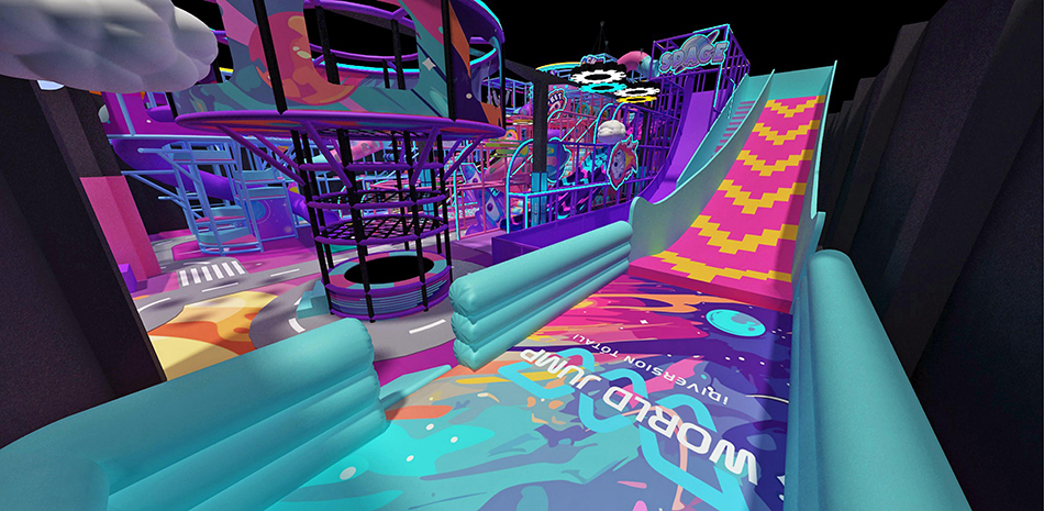 Large trampoline park equipment for sale 
