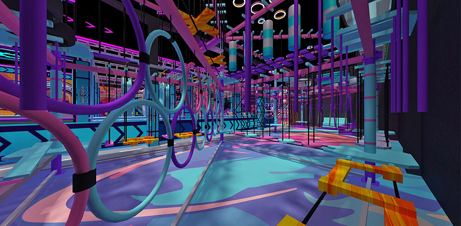 Large trampoline park equipment for sale 